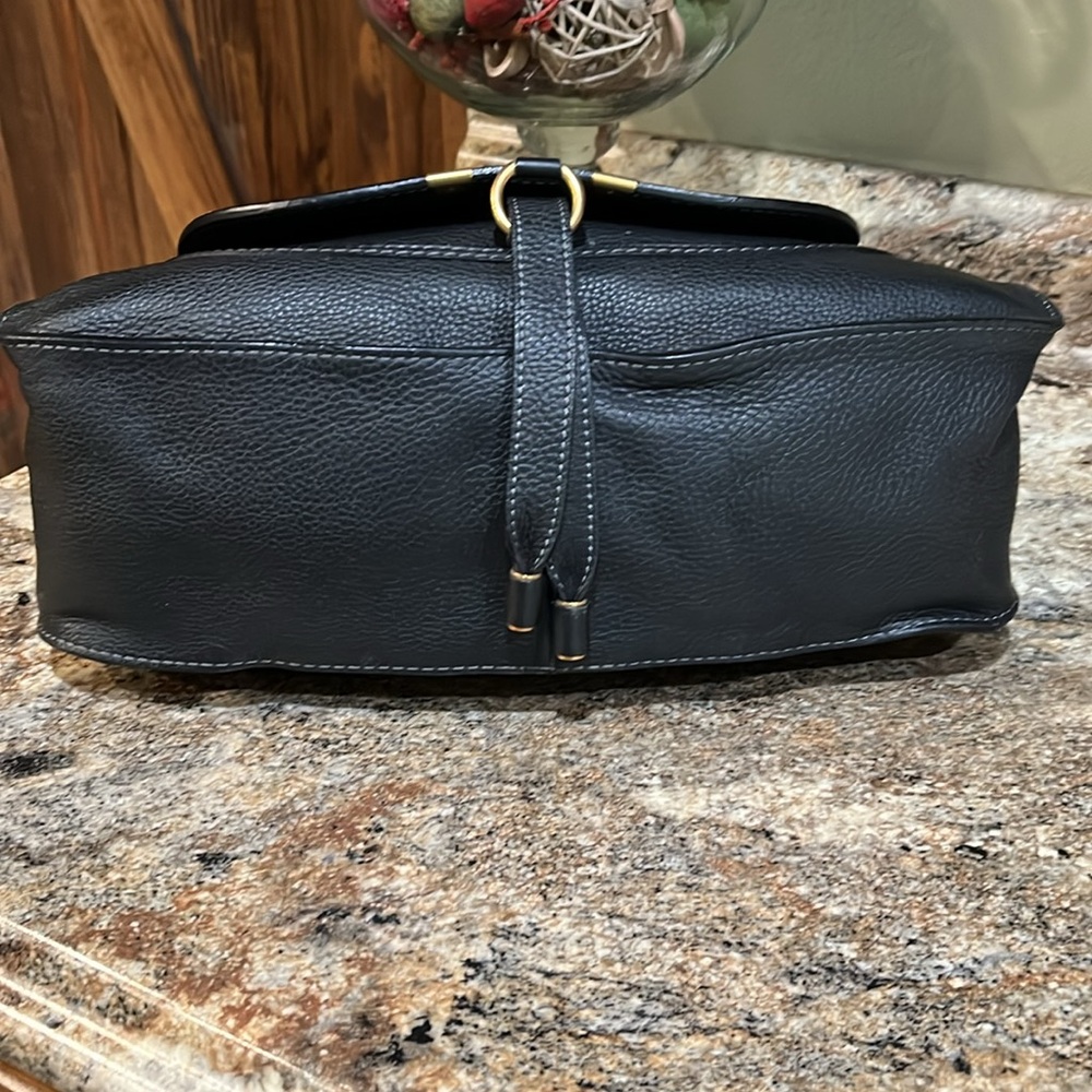 Chloe EUC Marcie Medium Double Carry Satchel Bag in Grained Leather with COA - Picture 11 of 16